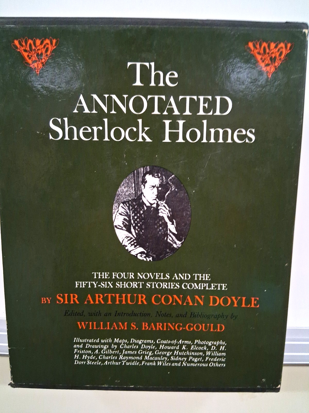The Annotated Sherlock Holmes: 4 Novels and 56 Short Stories 1970 2-volume Set